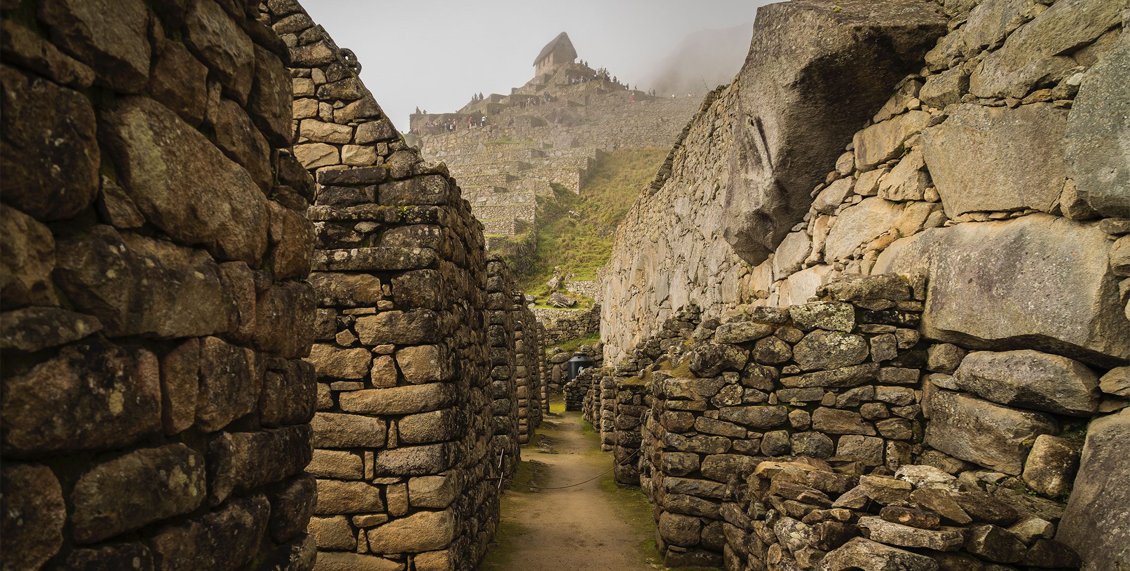Corridors and paths of Machu Picchu