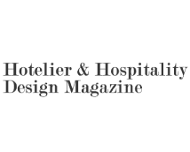 Logotipo de la revista Hotelier Hospitality Design