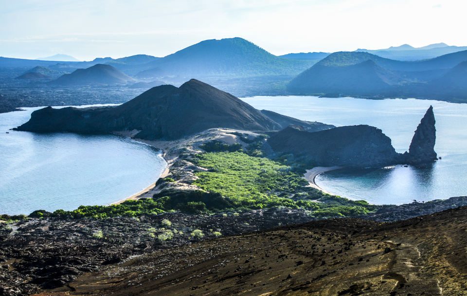 Bartolome Island Becomes Green With The Hot Season.