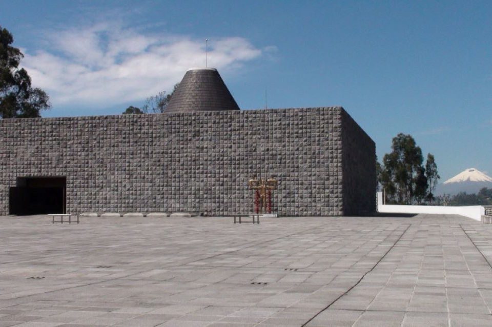 Capilla Del Hombre Museum In Quito.