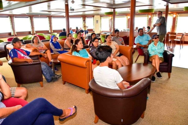 Galapagos Inhabitants Aboard Santa Cruz Ii Cruise.