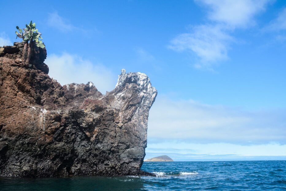Paisaje soleado en las Islas Galápagos