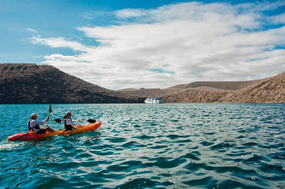 Kayaking In Galapagos.