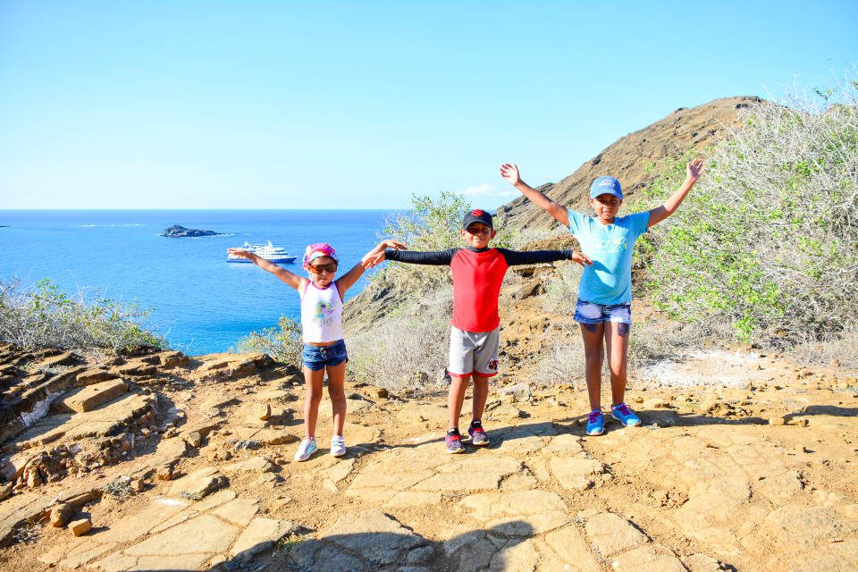 Kids Land Expedition With Galapagos Cruises. 