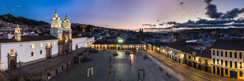 Unesco Heritage Site Quito, Ecuador.
