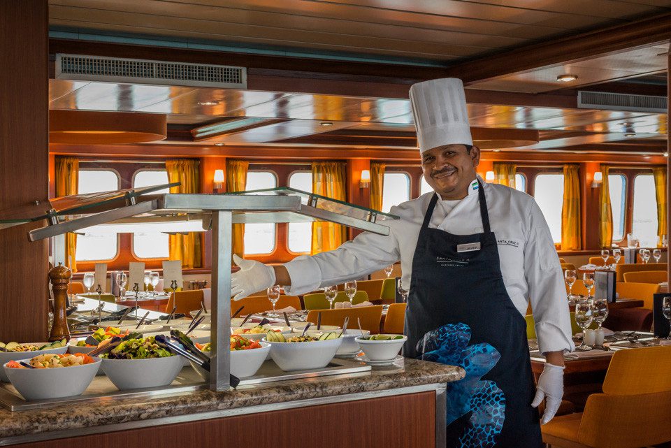 Gourmet Meals Aboard Santa Cruz Ii Galapagos Cruise