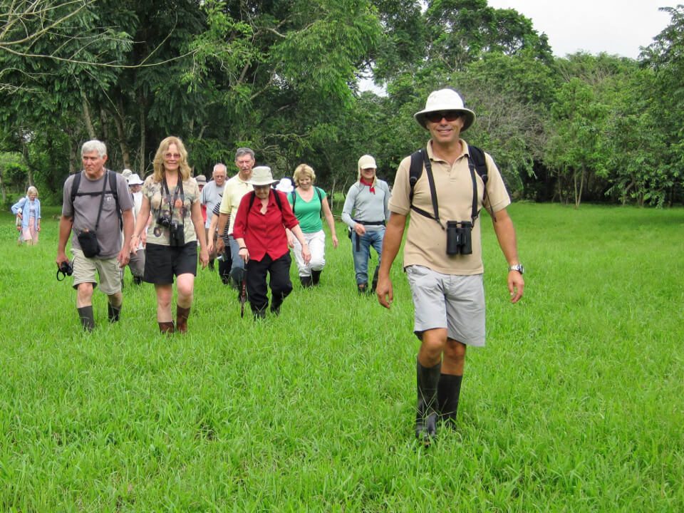 Santa Cruz Ii's Guests Exploring Galapagos With A Naturalist Guide.