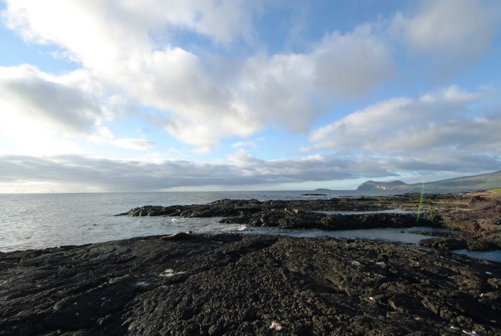 View Of Santiago Island Landscape