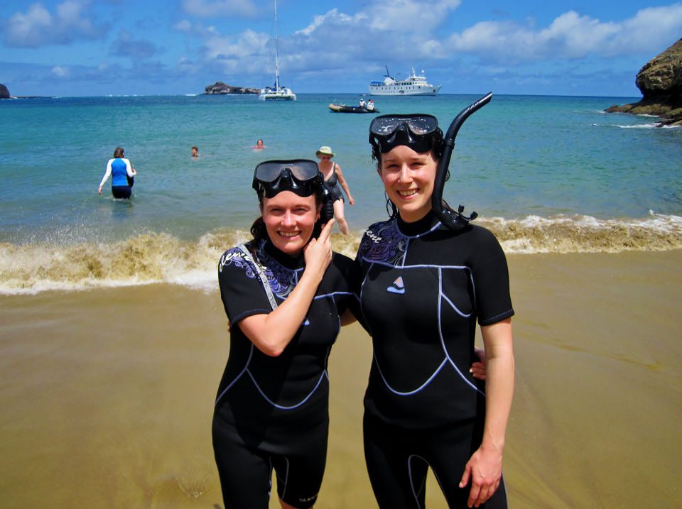 Snorkeling In Galapagos During The Hot Season.