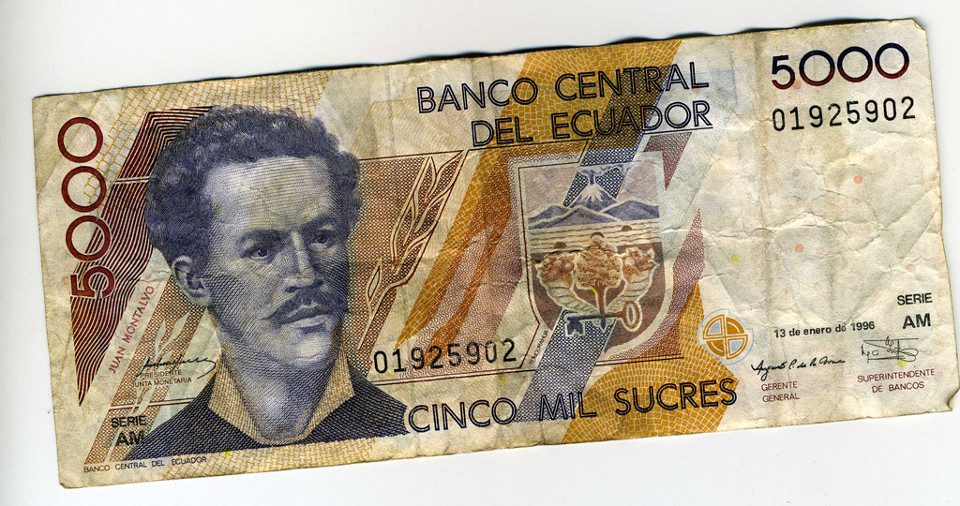 Old Currency, The Sucre.