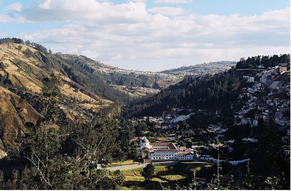 Landscape Of Quito, Ecuador.
