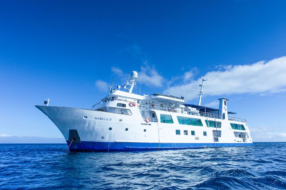 Yacht Isabela Ii In The Galapagos Islands. 