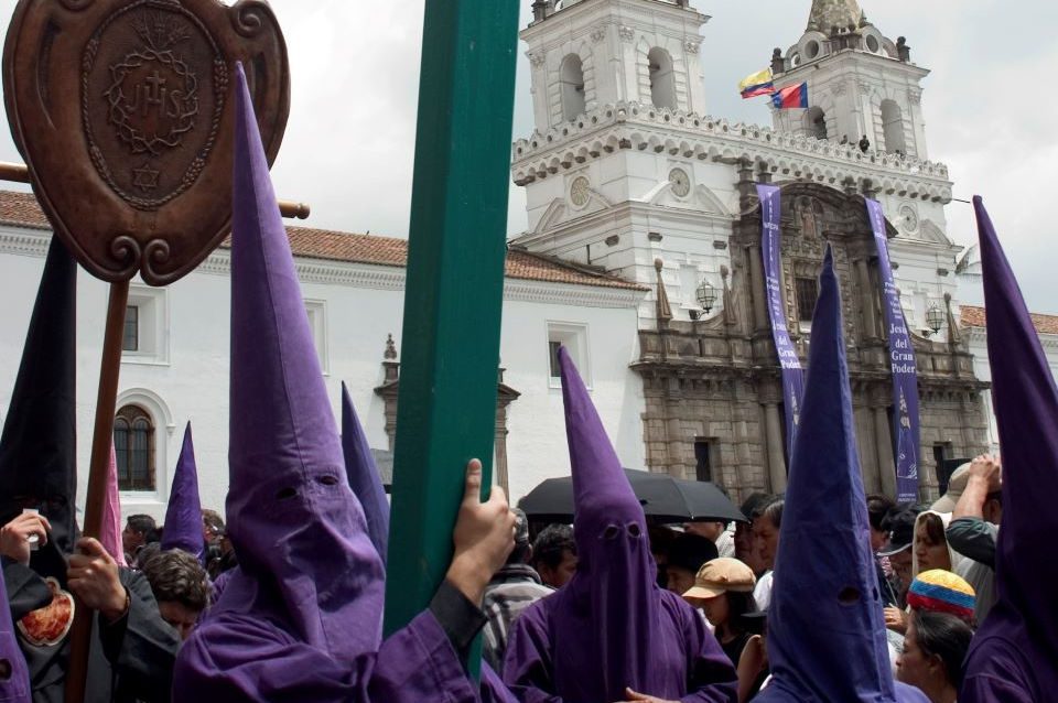Cucuruchos Quito Holy Week