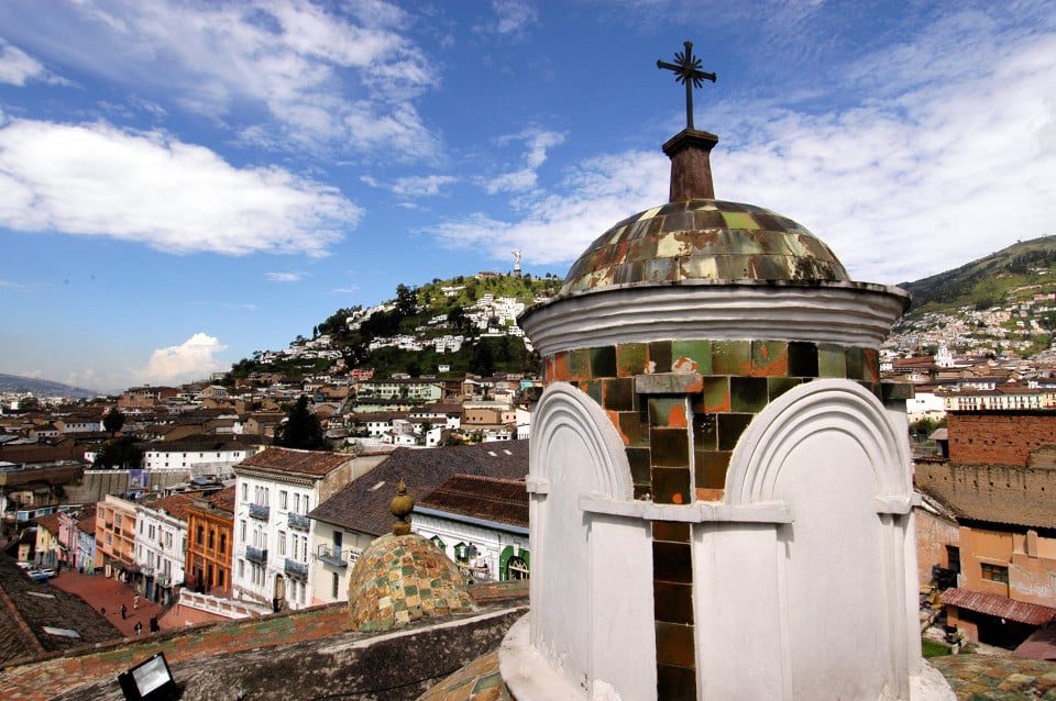 Vista del centro de Quito