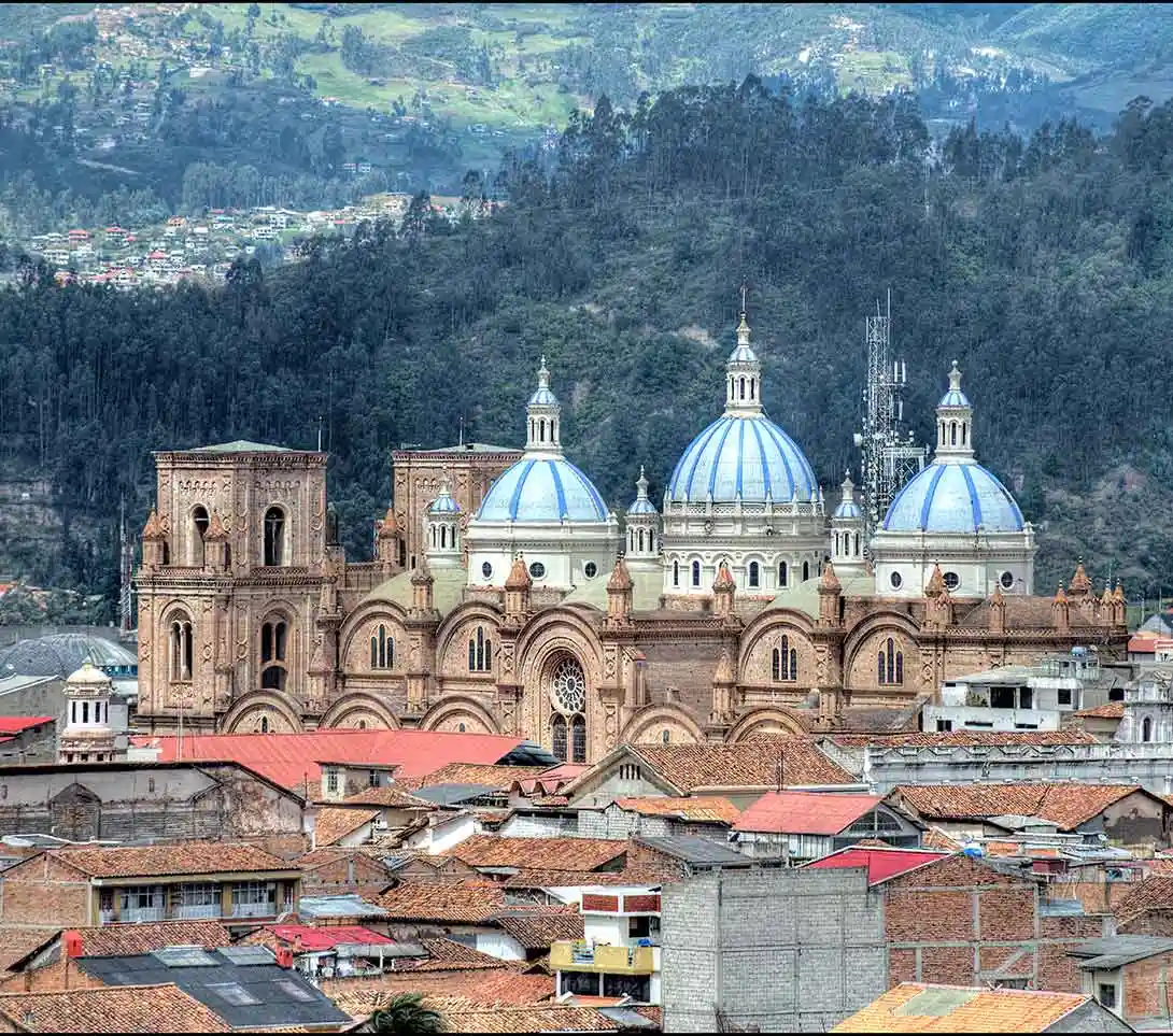 Cathedral of the Immaculate Conception in Cuenca, Ecuador