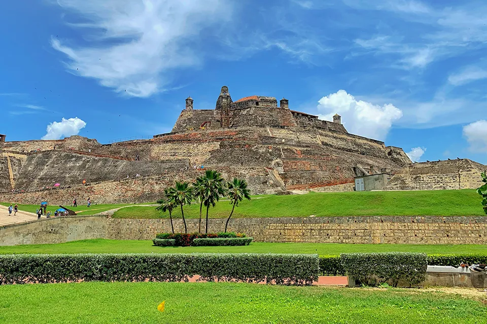 Castillo San Felipe De Barajas During The Dry Season In Cartagena Castillo San Felipe De Barajas During The Dry Season In Cartagena