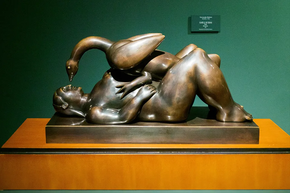 One Of The Oversized Sculptures At The Botero Museum One Of The Oversized Sculptures At The Botero Museum