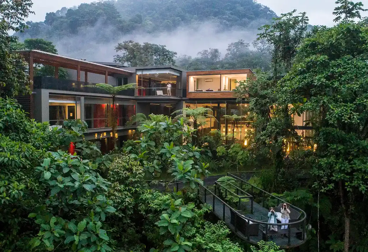 Mashpi Lodge: vista panorámica completa