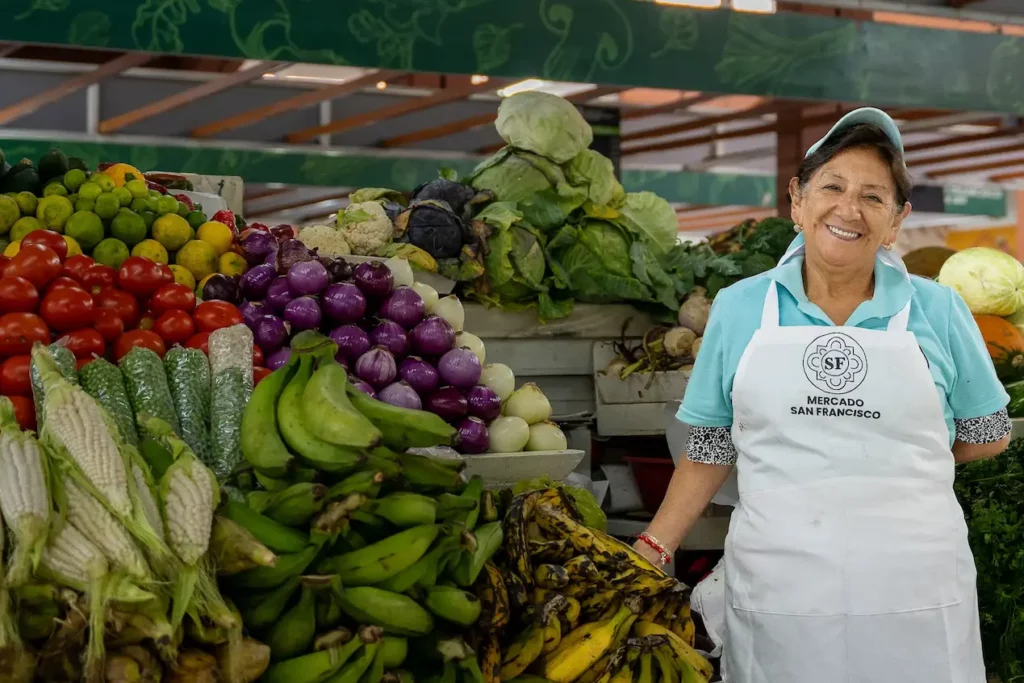 San Francisco Market in Quito, Ecuador