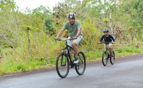 Biking family