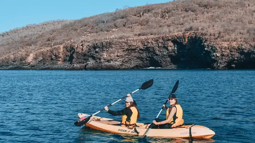 Kayaking Santiago Islands Bucaneer Cove Galápagos